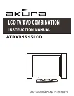 Akura ATDVD1515LCD Instruction Manual предпросмотр