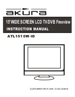 Preview for 1 page of Akura ATL1510W-ID Instruction Manual