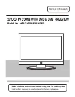 Akura ATLDVD2630W-HDID Instruction Manual preview