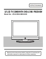 Preview for 1 page of Akura ATLDVD3230W-HDID User Manual