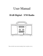 Предварительный просмотр 1 страницы Akura DAB Digital / FM Radio User Manual