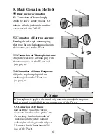 Предварительный просмотр 10 страницы Akura Digital LCD Color TV Receiver Operation Instructions Manual