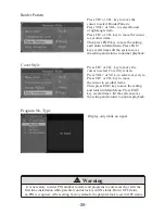 Предварительный просмотр 38 страницы Akura Digital LCD Color TV Receiver Operation Instructions Manual