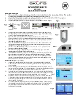 Akura SP 7050 Quick Start Manual предпросмотр