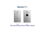 Akuvox E21 Series Admin Manual preview