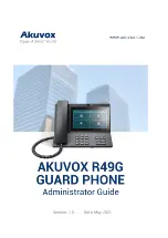 Предварительный просмотр 1 страницы Akuvox R49G Administrator'S Manual