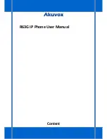 Akuvox R63G User Manual предпросмотр