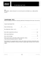 Preview for 31 page of Akw Itherm Installation And Instruction Manual