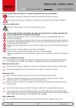 Preview for 2 page of Akw Level Best Installation And User Care Instructions