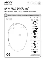 Preview for 1 page of Akw M11 DigiPump Installation And User Care Instructions