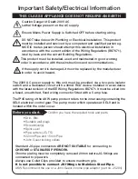 Preview for 3 page of Akw M11 DigiPump Installation And User Care Instructions