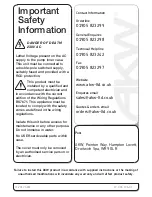 Preview for 20 page of Akw M11 DigiPump Installation And User Care Instructions