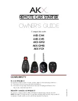 AKX AKX-CH4 Owner'S Manual preview