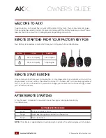 Preview for 2 page of AKX AKX-CH4 Owner'S Manual