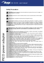 Предварительный просмотр 2 страницы Akyga AK-CA-38 User Manual