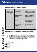 Предварительный просмотр 3 страницы Akyga AK-CA-38 User Manual