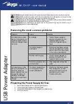 Preview for 3 page of Akyga AK-CH-01 User Manual