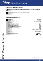 Preview for 4 page of Akyga AK-CH-02 User Manual