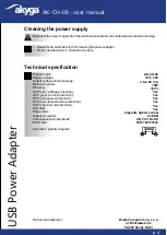 Preview for 4 page of Akyga AK-CH-08 User Manual