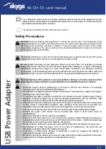 Preview for 2 page of Akyga AK-CH-10 User Manual