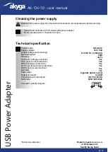 Preview for 4 page of Akyga AK-CH-10 User Manual