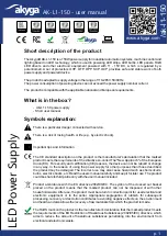 Akyga AK-L1-150 User Manual предпросмотр