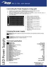 Preview for 4 page of Akyga AK-L1-150 User Manual