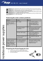 Предварительный просмотр 3 страницы Akyga AK-ND-39 User Manual