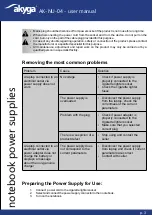 Предварительный просмотр 3 страницы Akyga AK-NU-04 User Manual