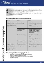 Предварительный просмотр 3 страницы Akyga AK-NU-12 User Manual