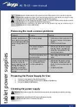 Preview for 3 page of Akyga AK-TB-03 User Manual