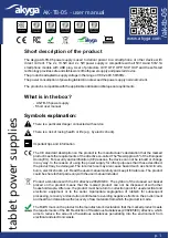 Akyga AK-TB-05 User Manual предпросмотр