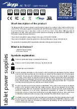 Akyga AK-TB-07 User Manual предпросмотр