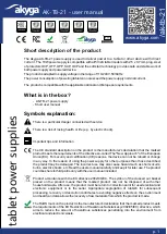 Akyga AK-TB-21 User Manual предпросмотр