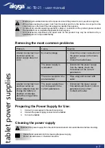 Preview for 3 page of Akyga AK-TB-21 User Manual