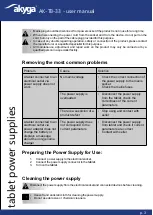 Preview for 3 page of Akyga AK-TB-33 User Manual