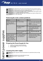 Preview for 3 page of Akyga AK-TB-34 User Manual