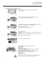 Предварительный просмотр 6 страницы al dente DUNAFORM Operating Instructions Manual