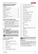 Preview for 13 page of AL-KO 112 461 Translation Of The Original Operating Instructions