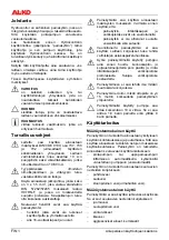 Предварительный просмотр 34 страницы AL-KO 112 478 Translation Of Original User Instructions