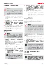 Предварительный просмотр 113 страницы AL-KO 112 820 Manual