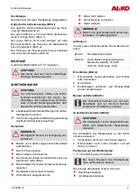 Preview for 7 page of AL-KO 112799 Operating Instructions Manual