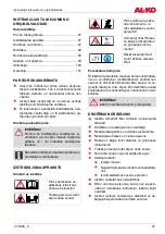 Preview for 97 page of AL-KO 112799 Operating Instructions Manual