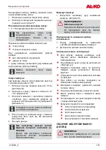 Preview for 115 page of AL-KO 112799 Operating Instructions Manual