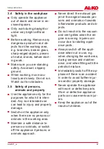 Preview for 37 page of AL-KO 113618 Translation Of The Original Instructions For Use