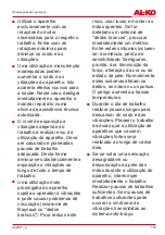 Preview for 137 page of AL-KO 113618 Translation Of The Original Instructions For Use