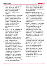 Preview for 281 page of AL-KO 113618 Translation Of The Original Instructions For Use