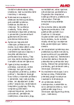 Preview for 485 page of AL-KO 113618 Translation Of The Original Instructions For Use