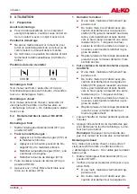 Preview for 73 page of AL-KO 113691 Translation Of The Original Instructions For Use