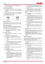 Preview for 187 page of AL-KO 113691 Translation Of The Original Instructions For Use